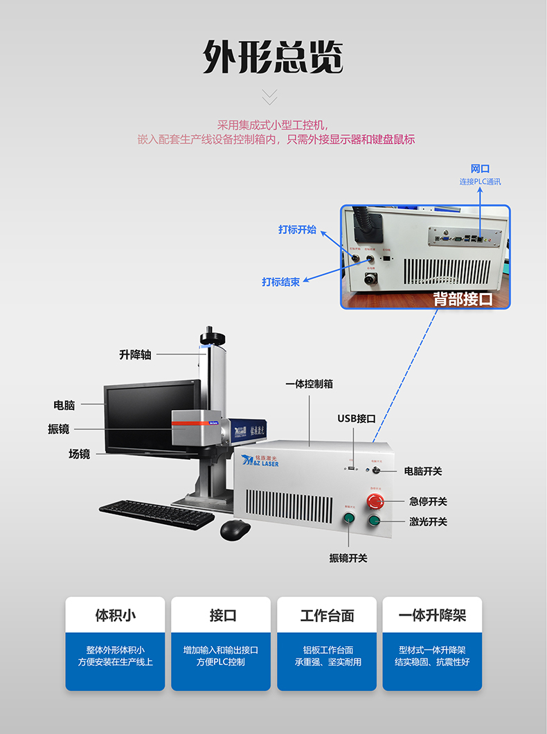 生產(chǎn)線(xiàn)配套激光打標(biāo)機(jī)(圖2)
