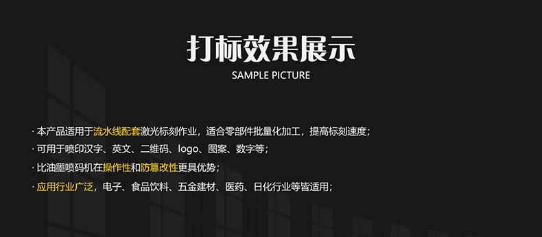 生產(chǎn)線(xiàn)配套激光打標(biāo)機(jī)(圖7)